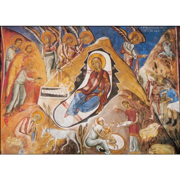 Byzantinisch. Geburt Christi, 12. Jh.