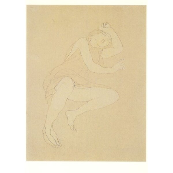 Auguste Rodin. Schlafendes Mädchen