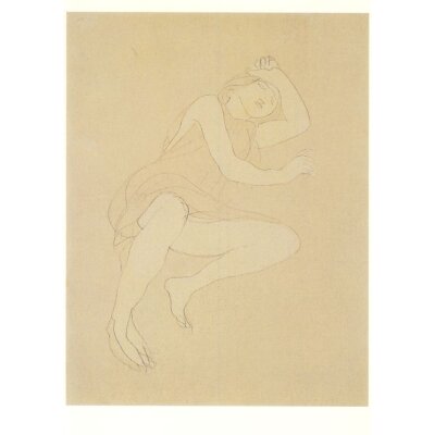 Auguste Rodin. Schlafendes Mädchen