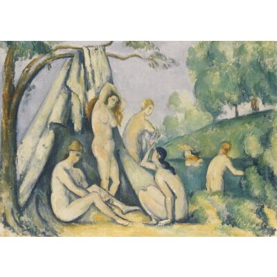 Paul Cézanne, Badende vor einem Zelt, 1883/1885