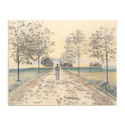 Ferdinand Hodler. Herbstabend, 1893
