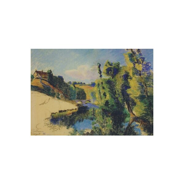 Armand Guillaumin, Flusslandschaft bei Crozant, 1896