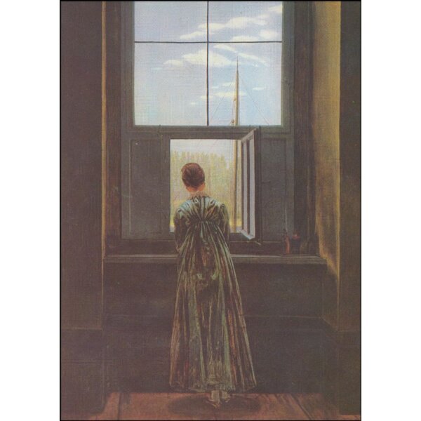 Caspar David Friedrich. Die Frau am Fenster, 1822