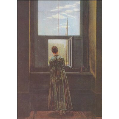 Caspar David Friedrich. Die Frau am Fenster, 1822