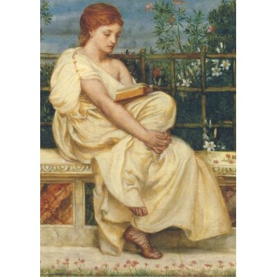 Sir Edward John Poynter. Lesende