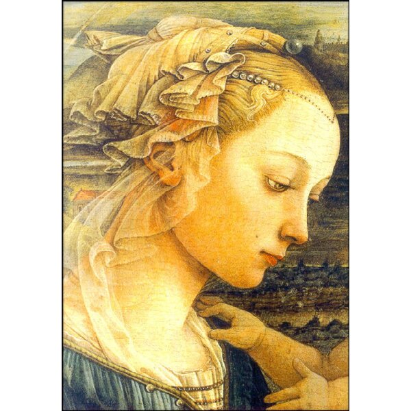 Lippi, F. Madonna m.d.Kind u.zwei Engeln,1465. Ausschnitt