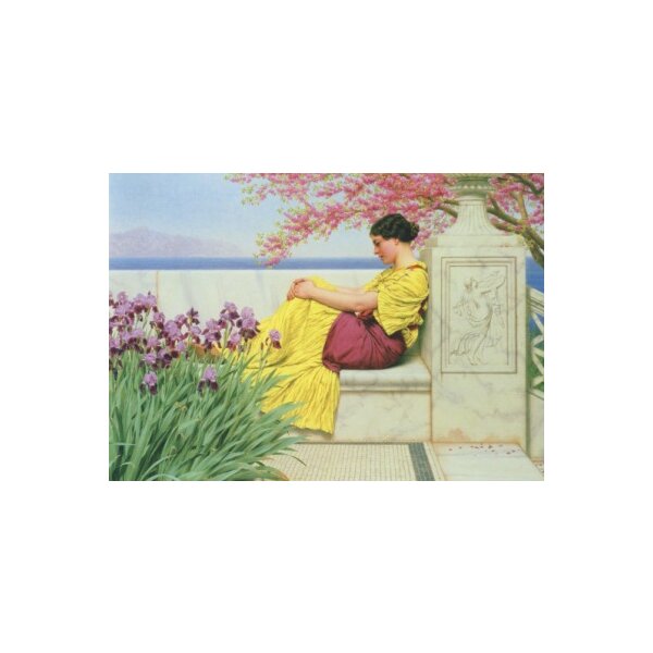 Godward, John William. Unter blühenden Zweigen, 1917