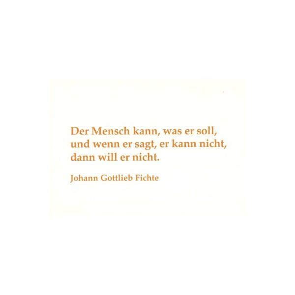 Johann Gottlieb Fichte in "Berichtigung der Urteile des P..