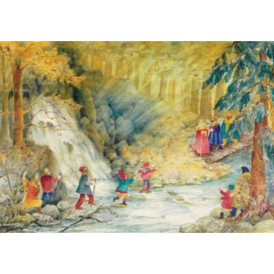 Christiane Lesch. Königliche Weihnacht, 47x31cm.