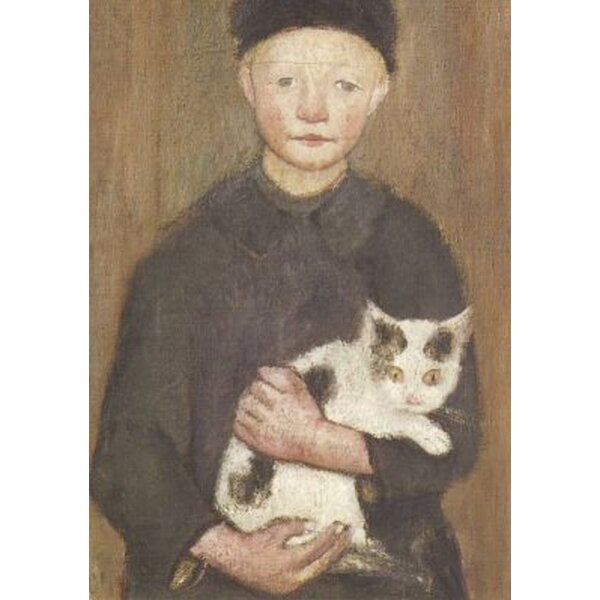 Paula Modersohn-Becker. Knabe mit Katze