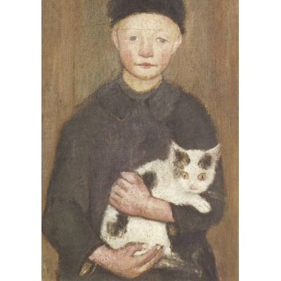 Paula Modersohn-Becker. Knabe mit Katze