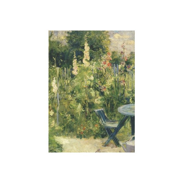 Berthe Morisot. Stockrosen, 1884