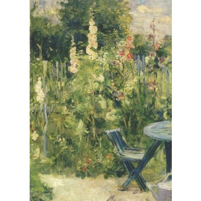 Berthe Morisot. Stockrosen, 1884