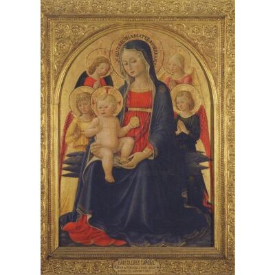 Madonna und Kind mit Engeln, um 1467