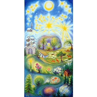 J. Schwarz. Weihnachten. 31 x 61 cm.