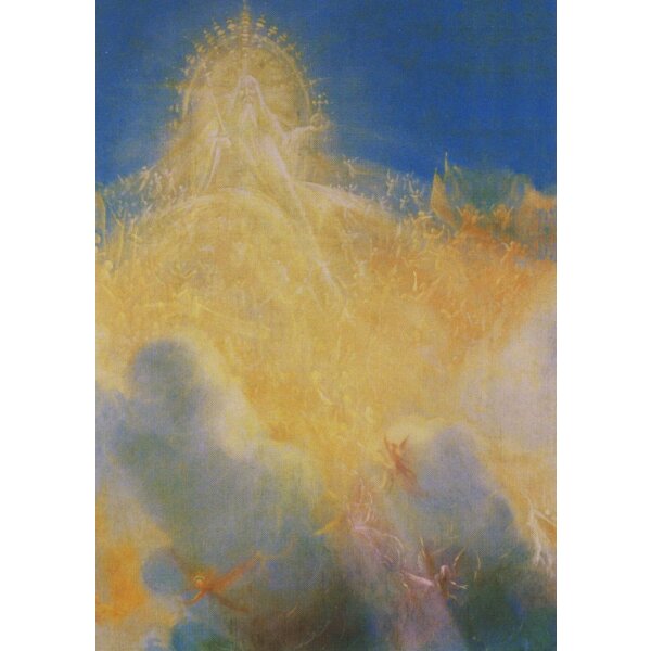 Matthias Grünewald. Gottvater in den Wolken, aus Geburt Christi