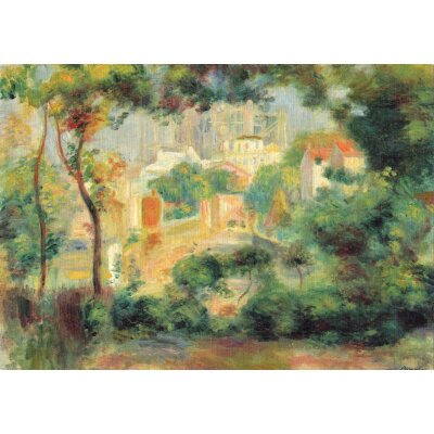 Piere-Auguste Renoir. Landschaft von Sacre-Coeur, um 1896