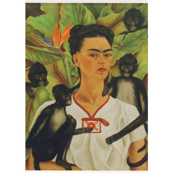 Frida Kahlo. Selbstbildnis mit Affe, 1943