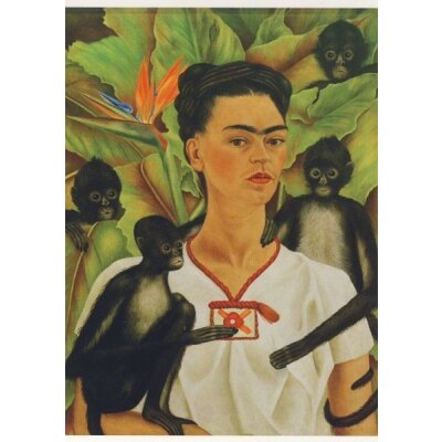 Frida Kahlo. Selbstbildnis mit Affe, 1943