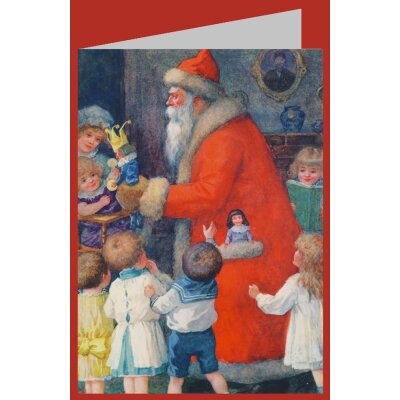 Roger, Karl. Der Weihnachtsmann mit Kindern