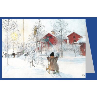 Carl Larsson. Das Bauernhaus und das Wäschehaus, 1894