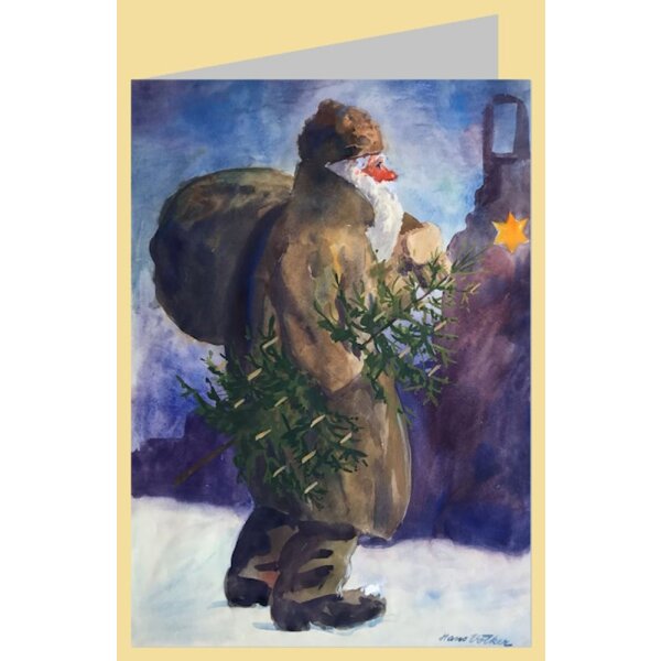 Hans Völker. Deutscher Weihnachtsmann, 1947