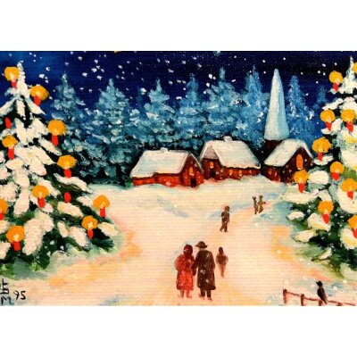 Ingrid Montag-Schoenenberg. Weihnachtsspaziergang