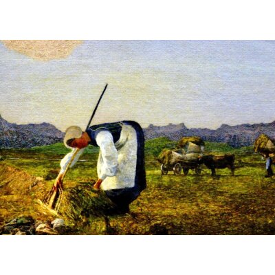 Giovanni Segantini. Die Heuernte