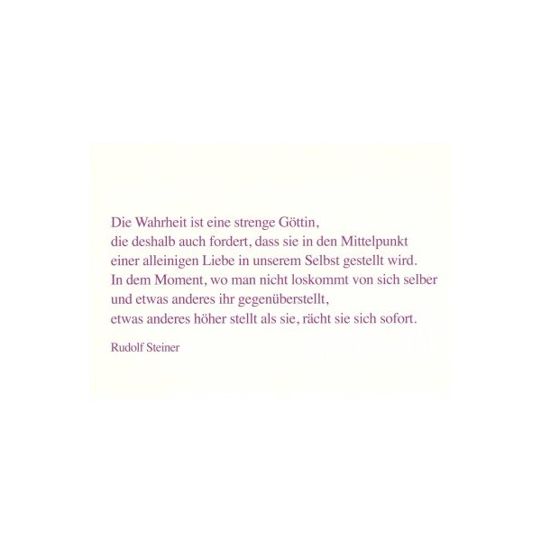 Rudolf Steiner, in "Metamorphosen/Pfade".