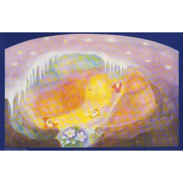 Elke Bühler. Weihnachten bei den Zwergen, 47x31cm.