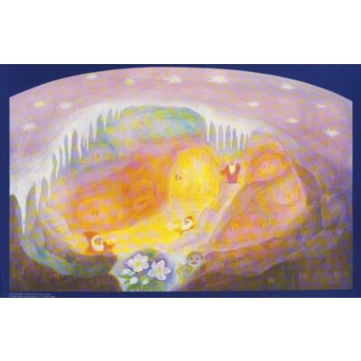 Elke Bühler. Weihnachten bei den Zwergen, 47x31cm.