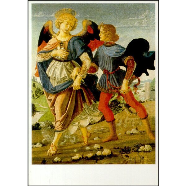 Andrea del Verroccio. Tobias und der Engel