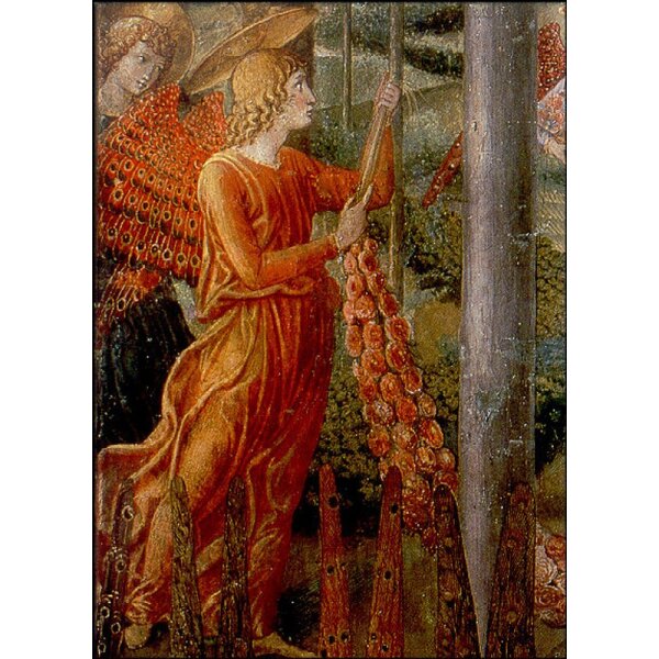 Benozzo Gozzoli. Engel, Ausschnitt
