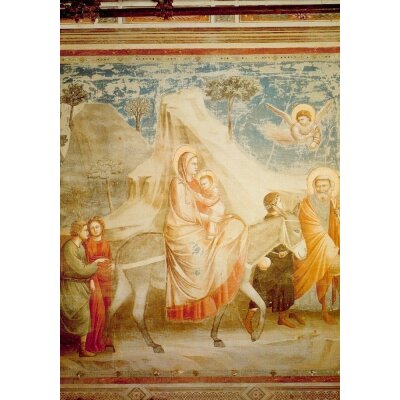 Giotto di Bondone. Flucht nach Ägypten
