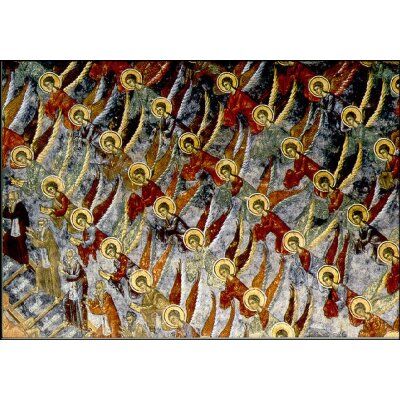 Byzantinisch. Die Tugendleiter. Rumänisch