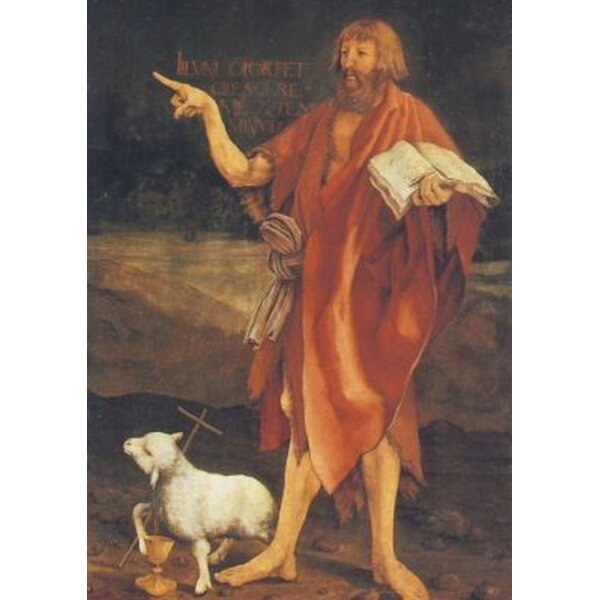 Matthias Grünewald. Isenheimer Altar Johannes der Täufer