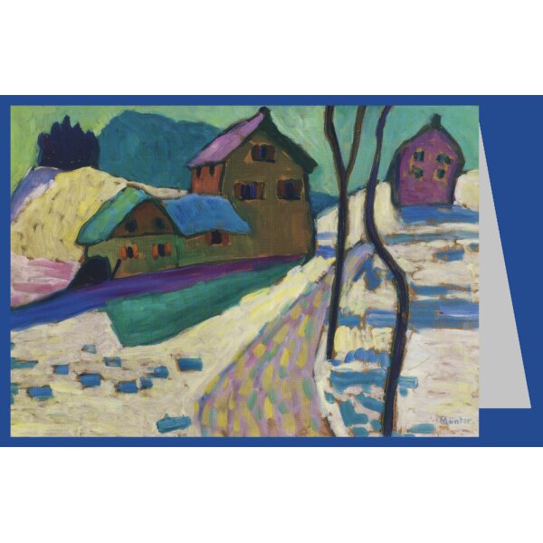 Gabriele Münter. Winterlandschaft, 1909