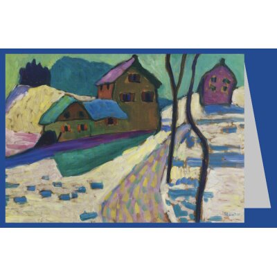 Gabriele Münter. Winterlandschaft, 1909