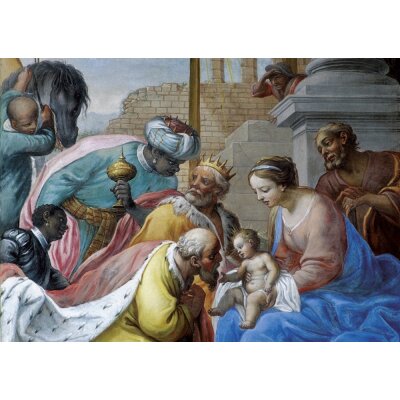 Giovanni Carlo Aliberti. Anbetung der Heiligen drei...