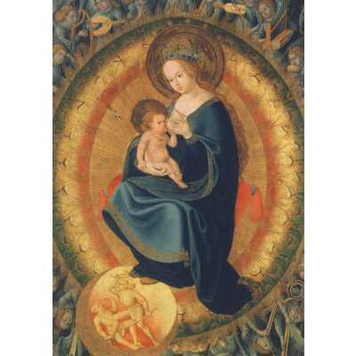 Hans Fries. Maria, das Kind stillend in Madonna