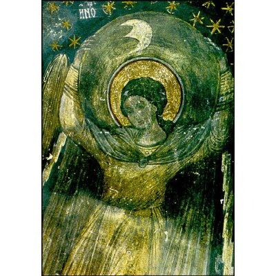 Engel der Nacht, Anfang 16. Jh. Fresko