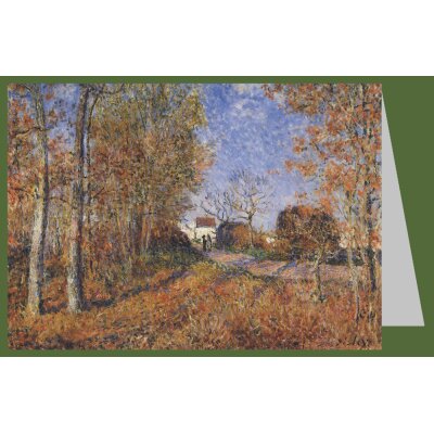 Alfred Sisley. Winter in Louveciennes, 1876