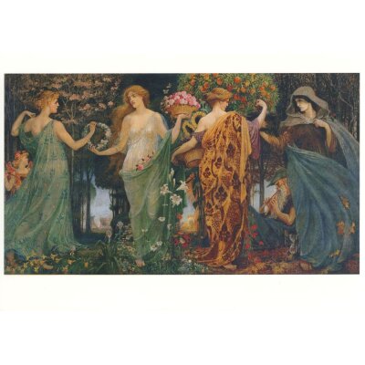 Walter Crane. Die vier Jahreszeiten