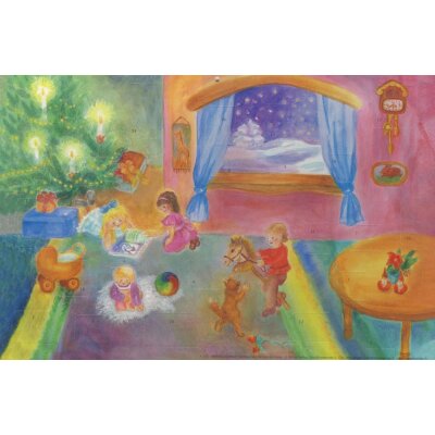 Dorothea Schmidt. Weihnachten bei uns zu Hause. 47x31cm