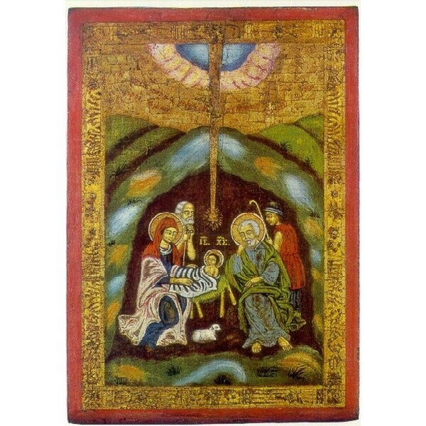 Russisch. Geburt Christi 17. Jh.