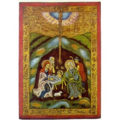 Russisch. Geburt Christi 17. Jh.