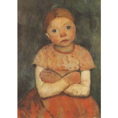 Paula Modersohn-Becker. Mädchen mit verschr.Armen