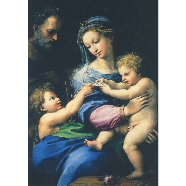 Raffael. Die Jungfrau mit der Rose, um 1518/19.