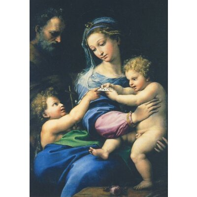 Raffael. Die Jungfrau mit der Rose, um 1518/19.
