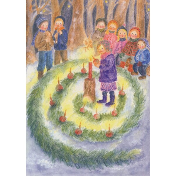Ilona Bock. Adventsgärtlein im Wald